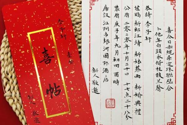 结婚日子如何写