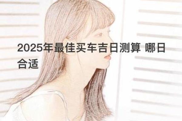 2025年4月份提车吉日