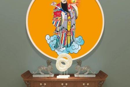 财神画像挂在家里什么位置好