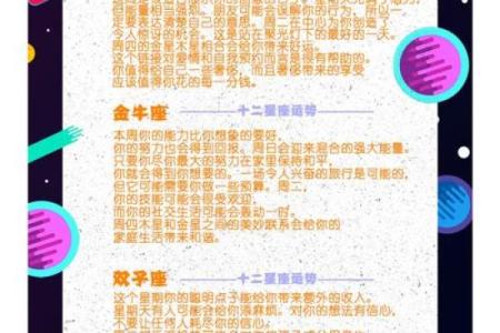 十二星座最新一周运势_十二星座最新一周运势解析事业爱情双丰收