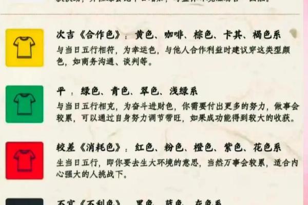 每日穿衣五行颜色运势2025年4月11日