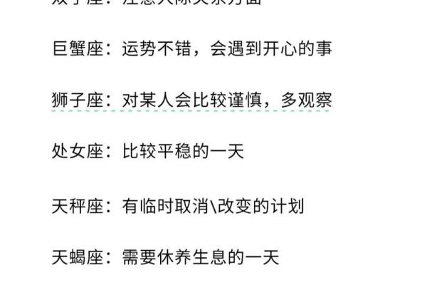 十二星座的今日运势查询 十二星座今日运势查询美国