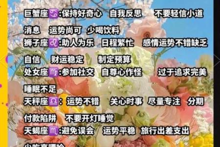 今日星座运势查询揭秘12星座每日运程
