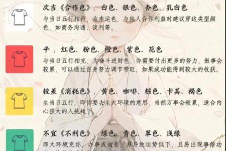 五行穿衣每日搭配2025年4月13日