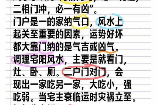 为什么家中不能门对门有什么风水说法 为什么家中不能门对门有什么风水说法