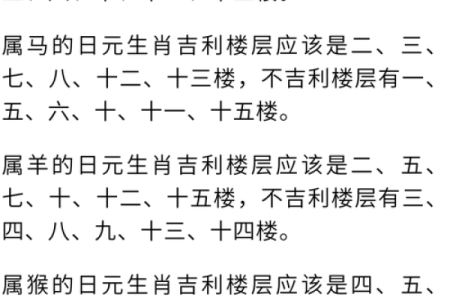 房子总共住几层更好风水