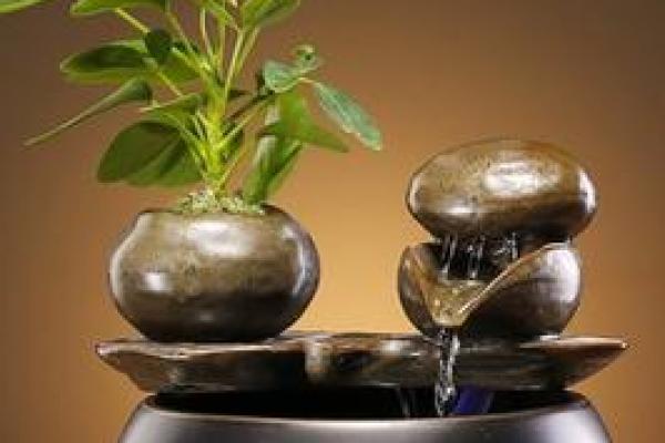 风水摆件：树脂流水喷泉是什么样的-