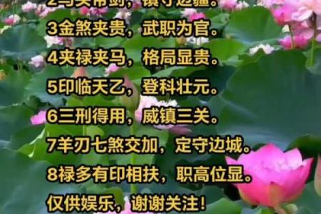 八字术语