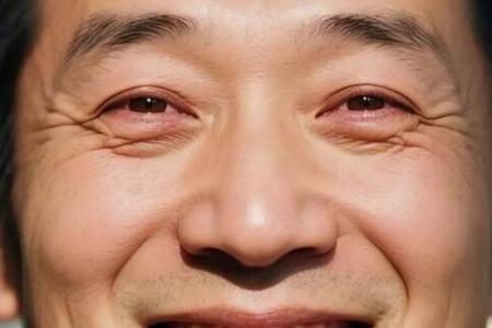 天生倒八字眉,眼角还下垂,这是小鱼干享之不尽的大富贵之相啊