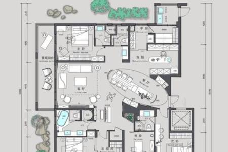 方正房子的风水格局图