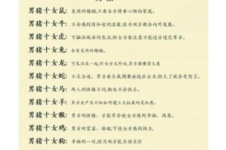 十二生肖配对表 属相配对