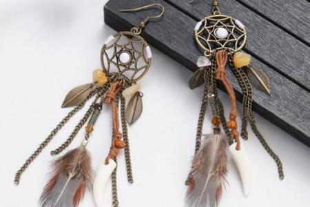 12星座最适合什么羽毛耳环