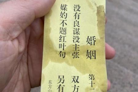 月老姻缘签解签20