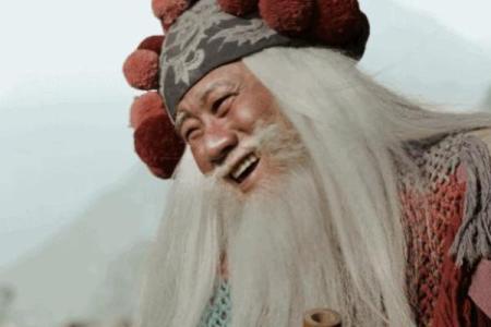 抗日电视剧中瞎子算命形象