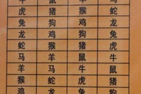 十二生肖吉凶和方位