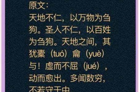 《道德经》的八字真言
