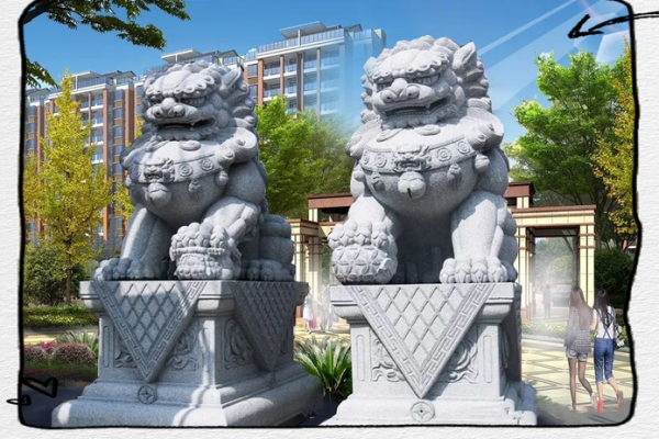 石狮子摆放风水讲究和注意事项 石狮子摆放风水讲究和注意事项
