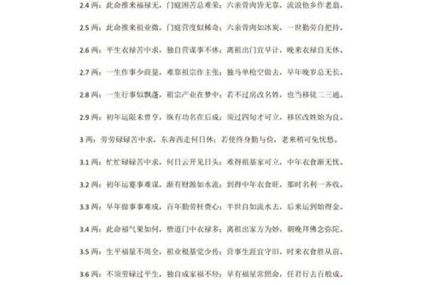 袁天罡男女称骨算命：三两三钱命运详解