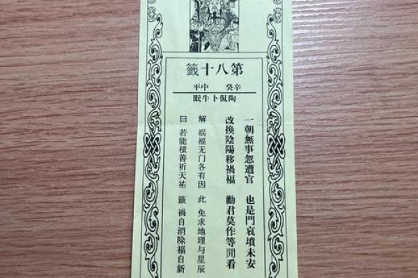 观音菩萨灵签八十八