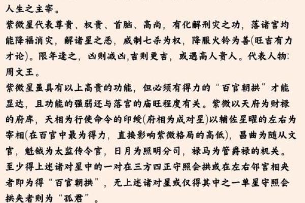 紫薇斗数看贵气