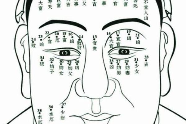 脸上胎记算命图解