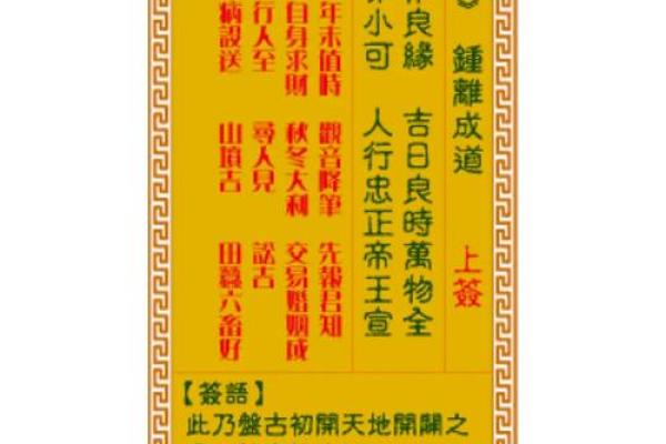 观音灵签抽签1-100 观音灵签抽签1-100