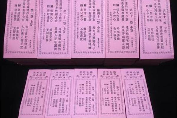 观音灵签全部签词大全