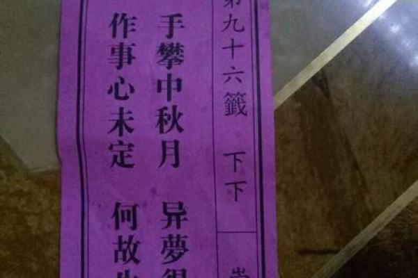 观音灵十六签解