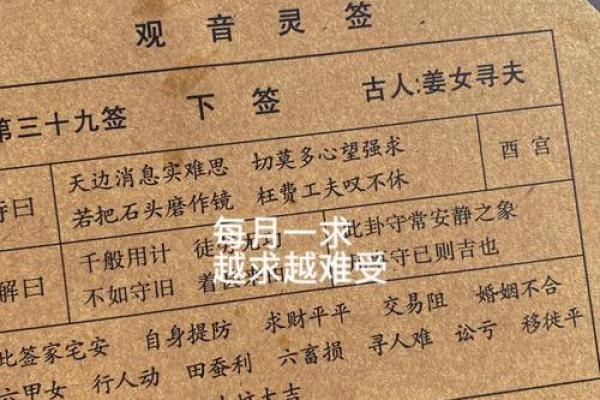 观音灵签51签姻缘详解