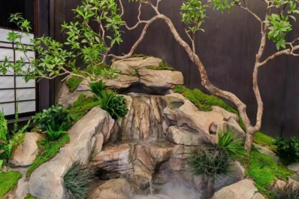 风水假山的摆放