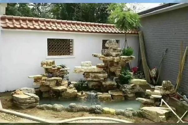 风水假山的摆放