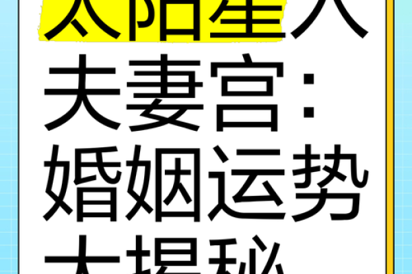 夫妻宫太阳太阴_夫妻宫太阳太阴解析婚姻运势与情感指南