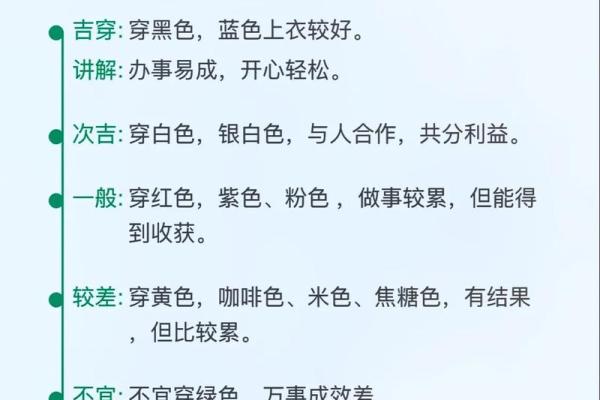 2025年3月22日今日五行穿衣颜色大吉 2025年3月22日今日五行穿衣颜色大吉