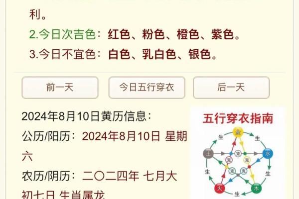 2025年3月10日穿衣五行