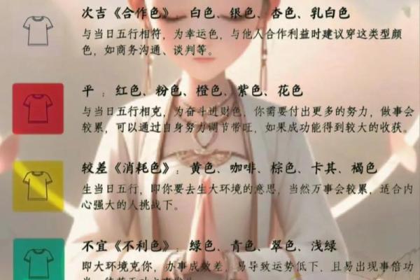 2022年1月3日五行穿衣指南