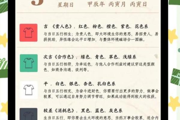 2025年3月24日今日五行穿衣颜色大吉 2025年3月24日今日五行穿衣颜色大吉
