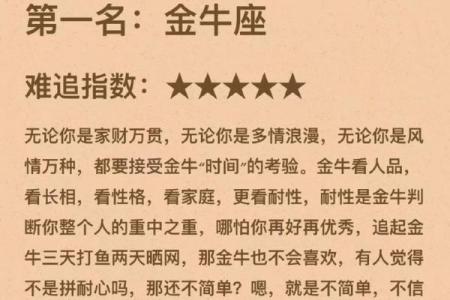 金牛女人品很靠谱