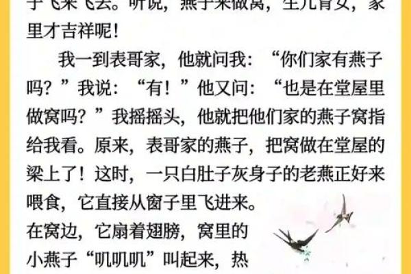 专挑富贵人家筑巢,燕子看风水 专挑富贵人家筑巢,燕子看风水