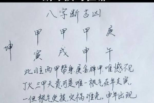 什么叫四柱八字断命格