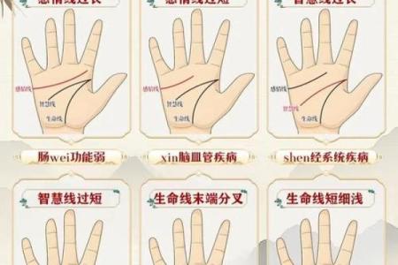 掌纹算命图解 通过手相看智慧