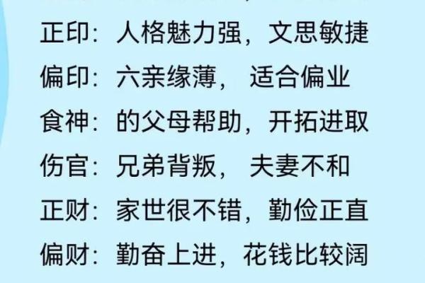 四柱八字中的月柱都有哪些含义