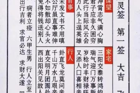 算命抽签上上签