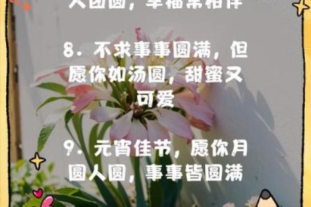 【精选八字元宵节祝福语】