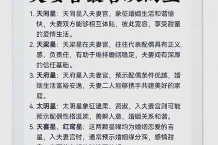 紫微斗数诸星落诸宫之：天同星夫妻宫详解