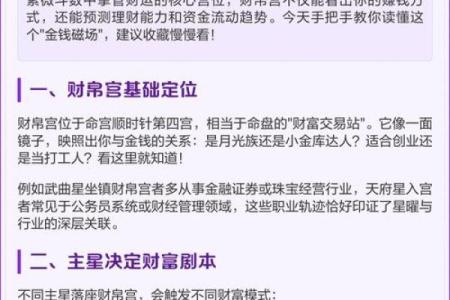 适合当艺术家的紫薇斗数