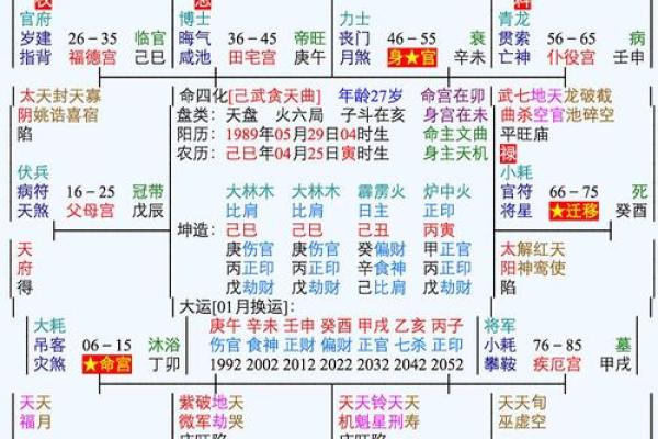 紫薇斗数古今命盘 紫薇斗数古今命盘