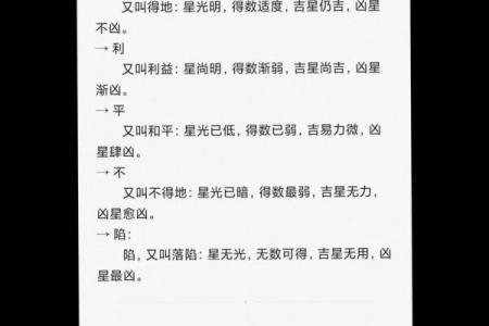 紫薇斗数108星查询表