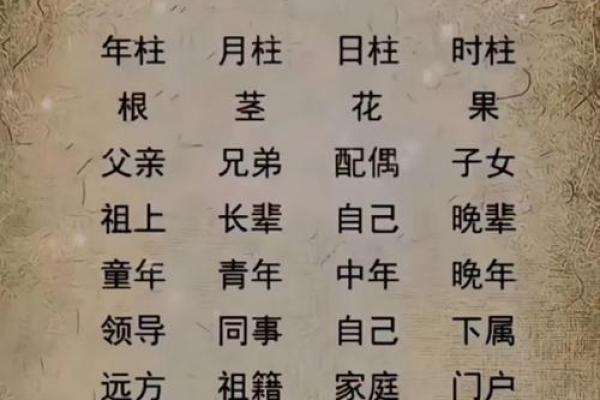 排四柱八字
