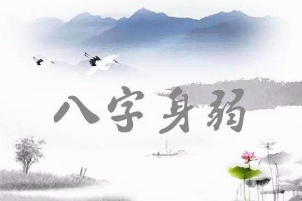 软弱的八字 软弱的八字