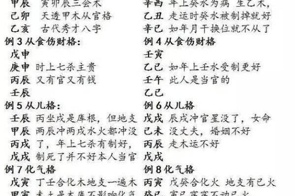 壬寅年特殊格局八字